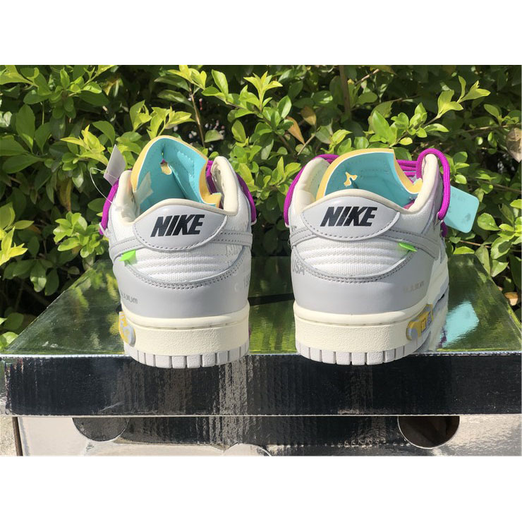 Nike Dunk Low Off-White Lot 21 Sneaker     DM1602-100 - DesignerGu