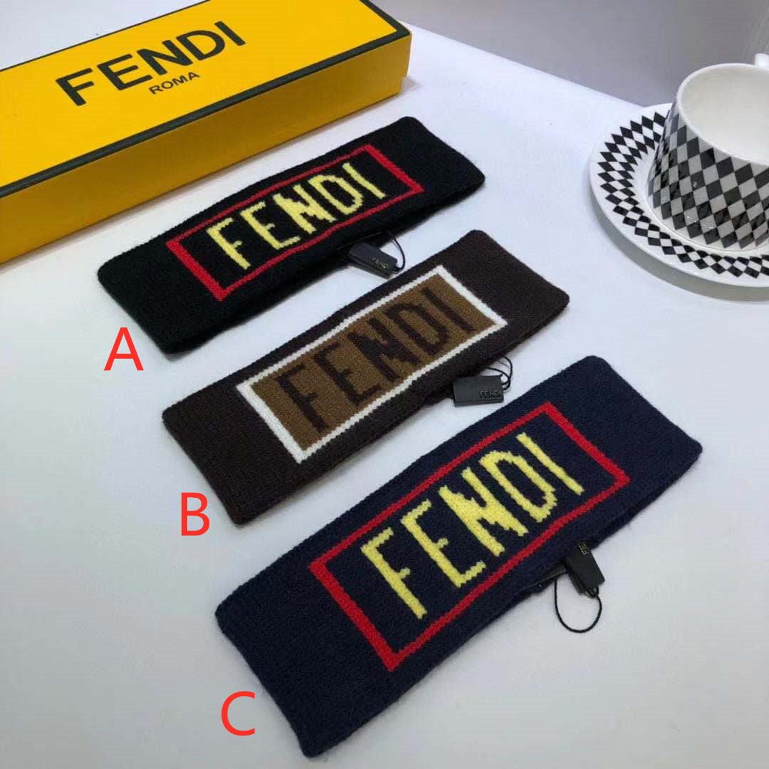 Fendi Logo Printed Headband - DesignerGu