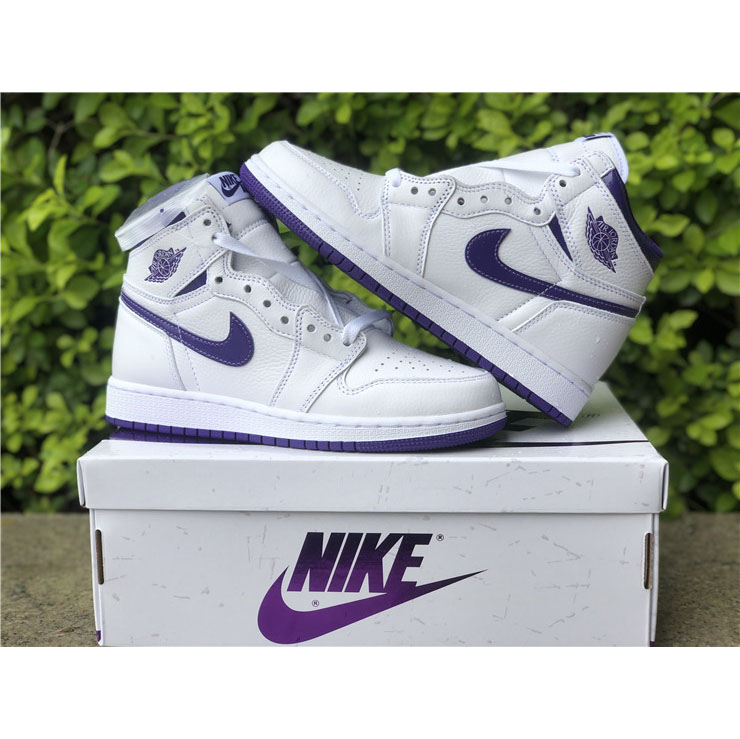 Jordan AJ 1 High OG WMNS "Court Purple" - DesignerGu