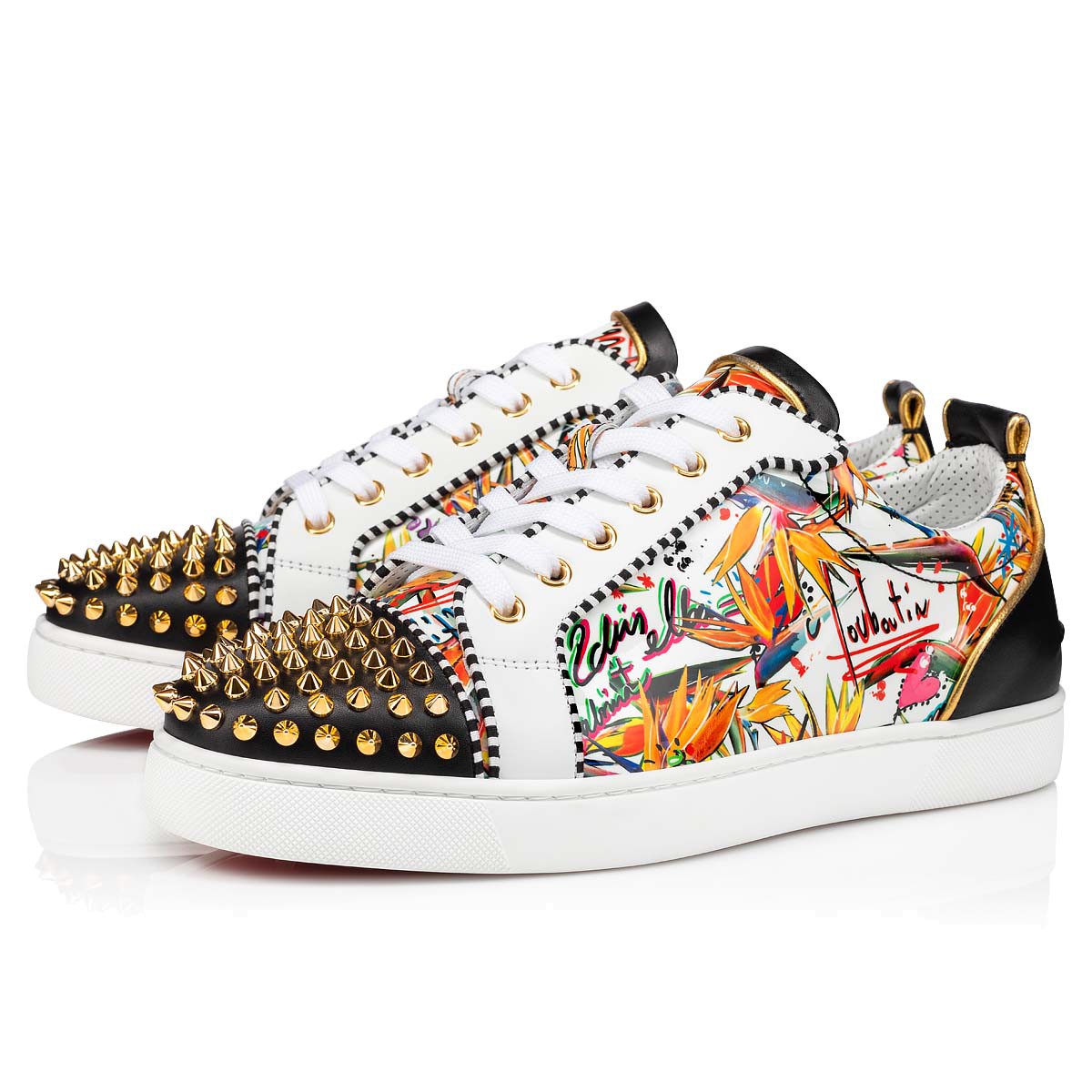 Christian Louboutin  FreeLouis Junior Spikes Low Sneaker - DesignerGu