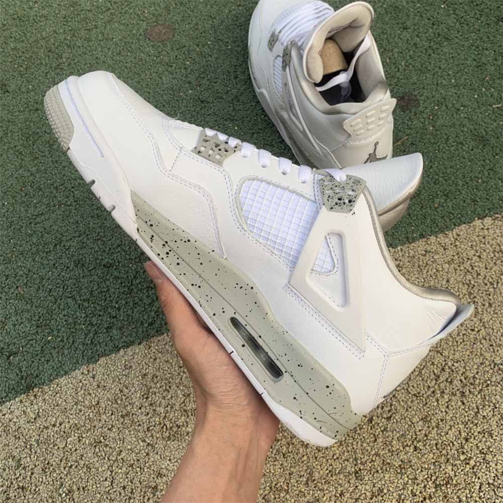 Jordan AJ 4 Retro 'White Oreo' 2021 - DesignerGu