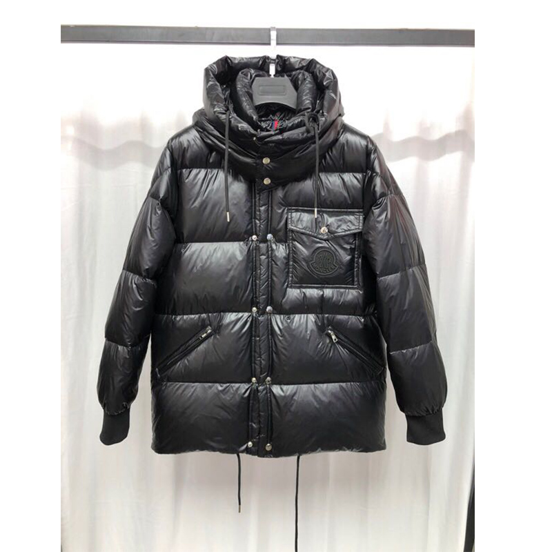 Moncler  Lamentin Short Down Jacket In Black - DesignerGu