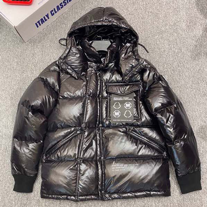 Moncler Anthemyx Short Down Jacket In Black - DesignerGu