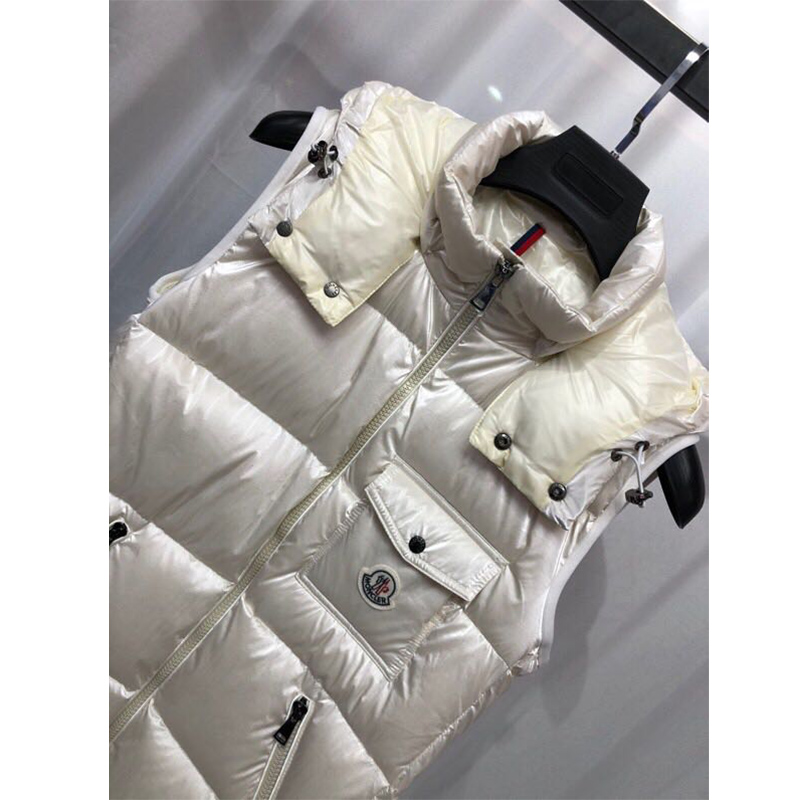 Moncler Diotis Vest In White - DesignerGu