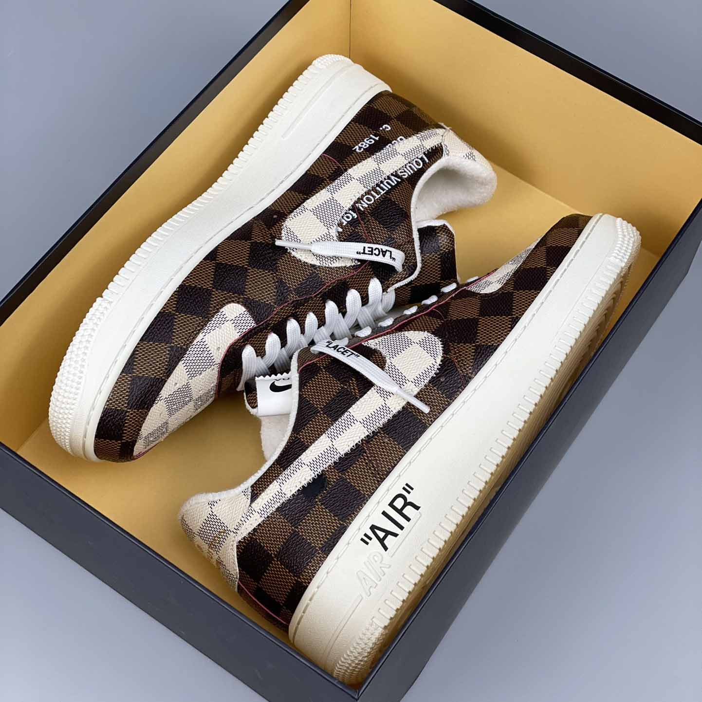 Louis Vuitton X Nike Air Force 1 Sneaker - DesignerGu