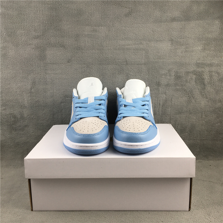 Nike Low Dunk Sneaker In Blue&White - DesignerGu