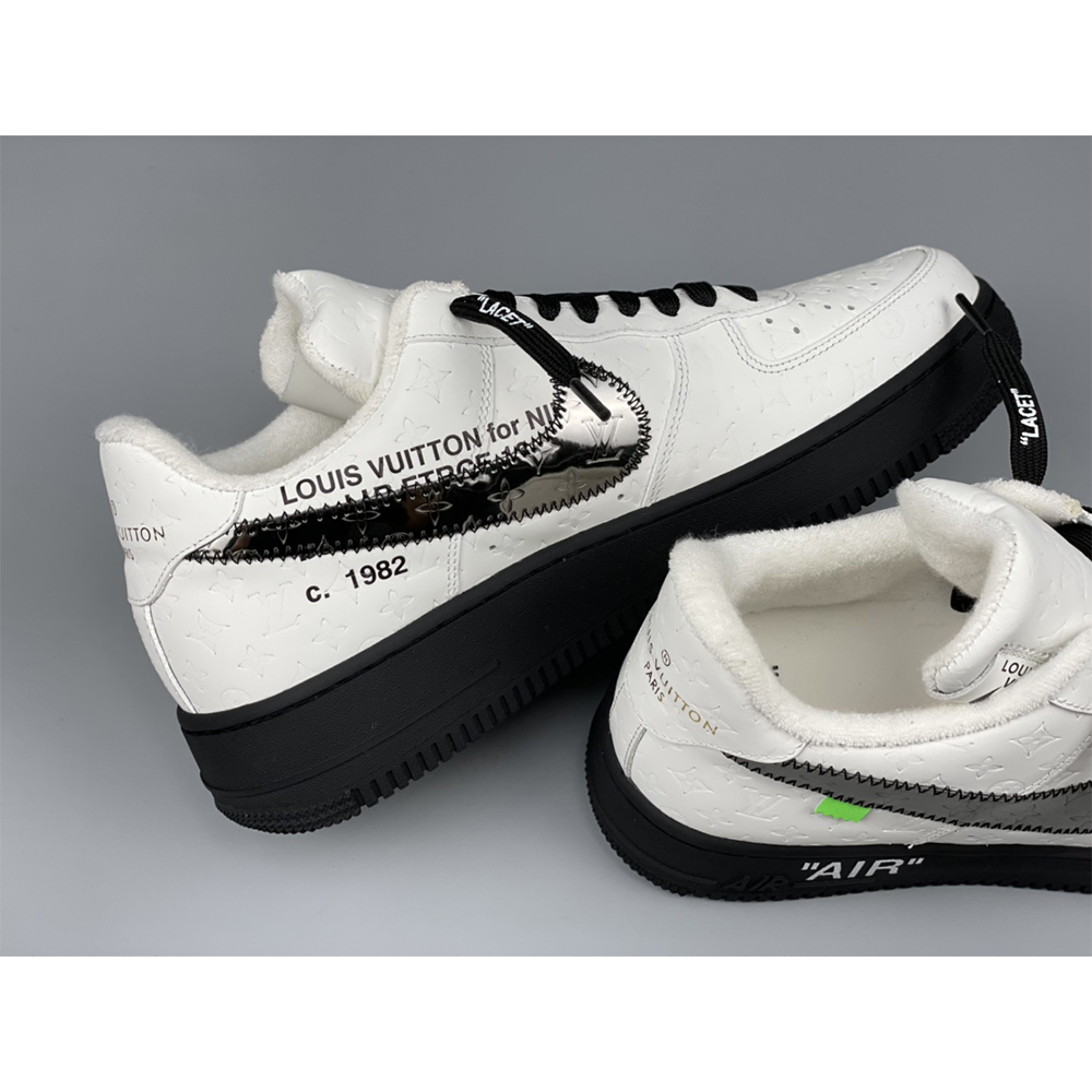 Louis Vuitton X Nike Air Force 1 Sneaker White - DesignerGu