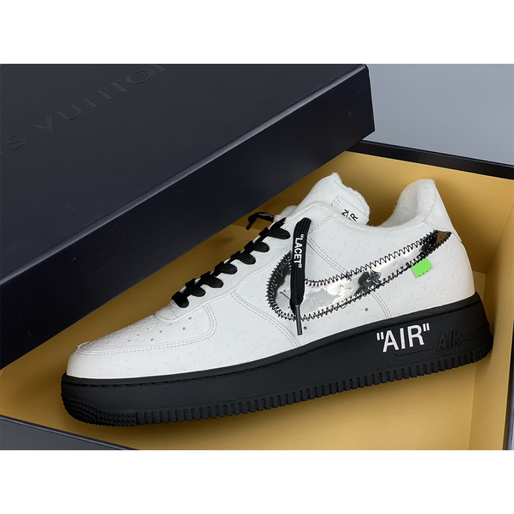 Louis Vuitton X Nike Air Force 1 Sneaker White - DesignerGu