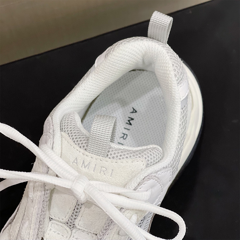 Amiri Bone Runner Sneakers White - DesignerGu