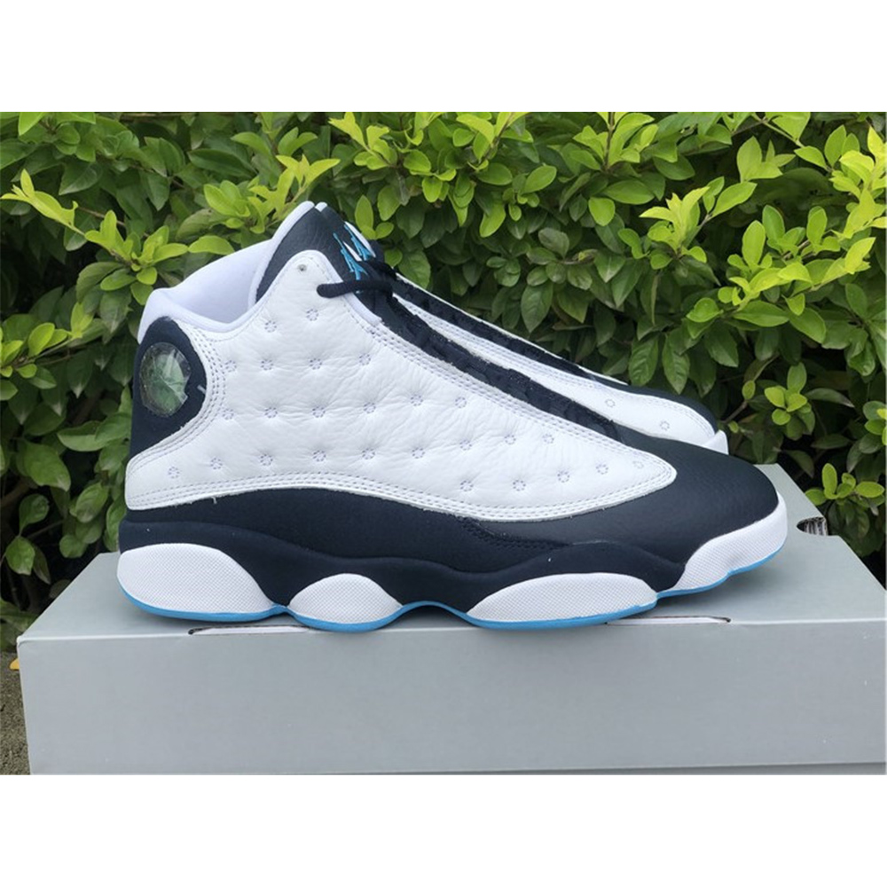 Jordan AJ 13 “Dark Powder Blue” Sneakers - DesignerGu