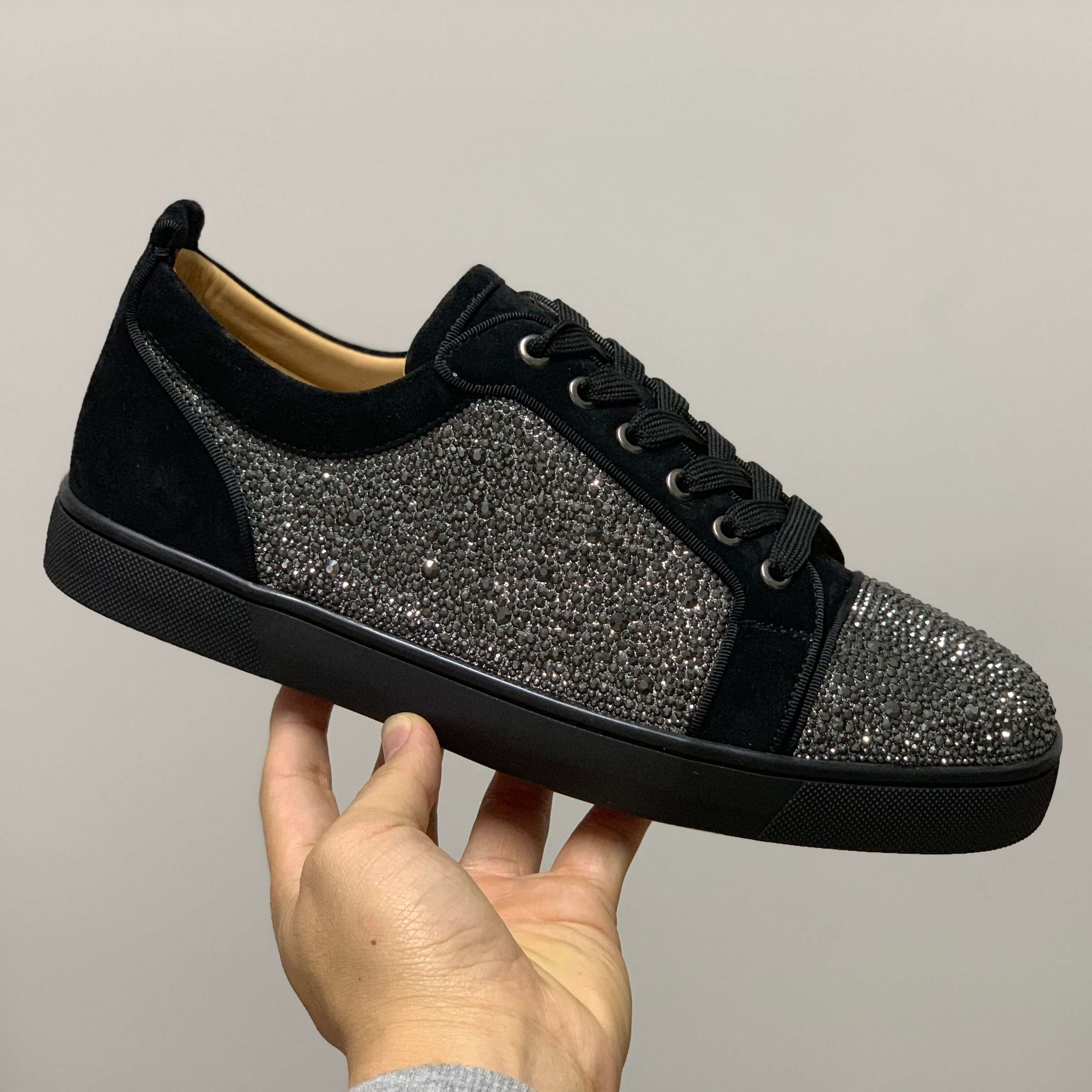 Christian Louboutin Louis Junior Mix Strass - DesignerGu