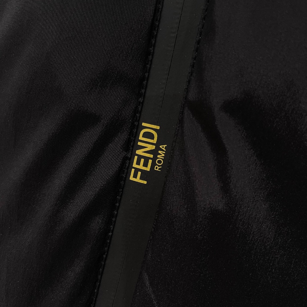 Fendi Black Tech Fabric Jacket  - DesignerGu