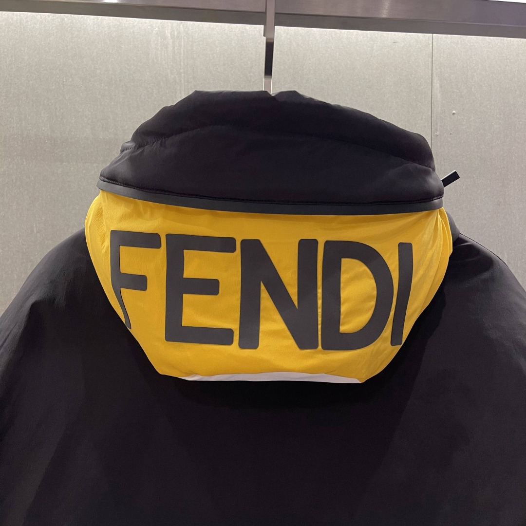 Fendi Black Tech Fabric Jacket  - DesignerGu