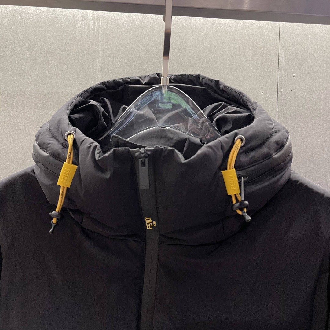 Fendi Black Tech Fabric Jacket  - DesignerGu