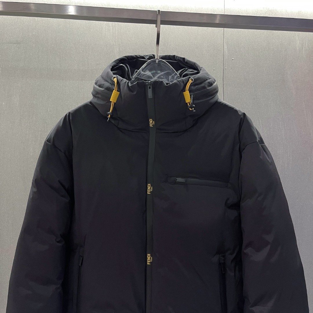 Fendi Black Tech Fabric Jacket  - DesignerGu