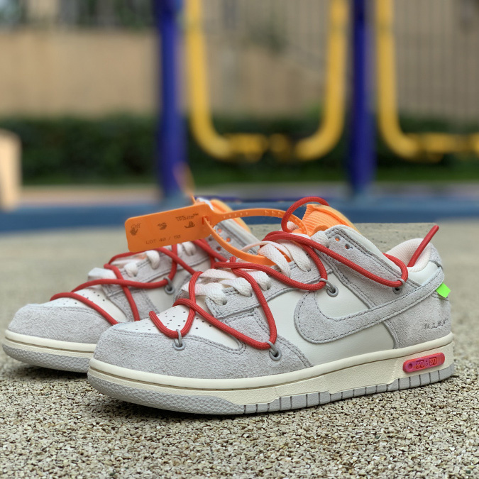 Nike Dunk Low Off-White Lot 40 - DesignerGu