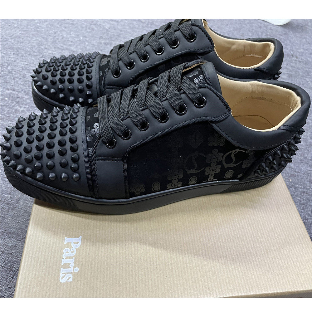 Christian Louboutin Louis Junior Spikes Orlato Sneakers - DesignerGu