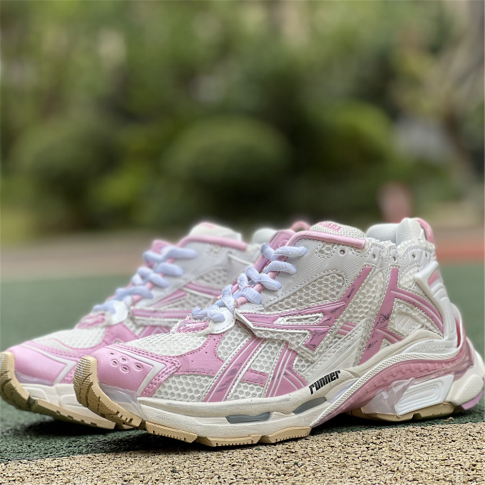 Balenciaga Track Sneaker In Cherry Pink  - DesignerGu