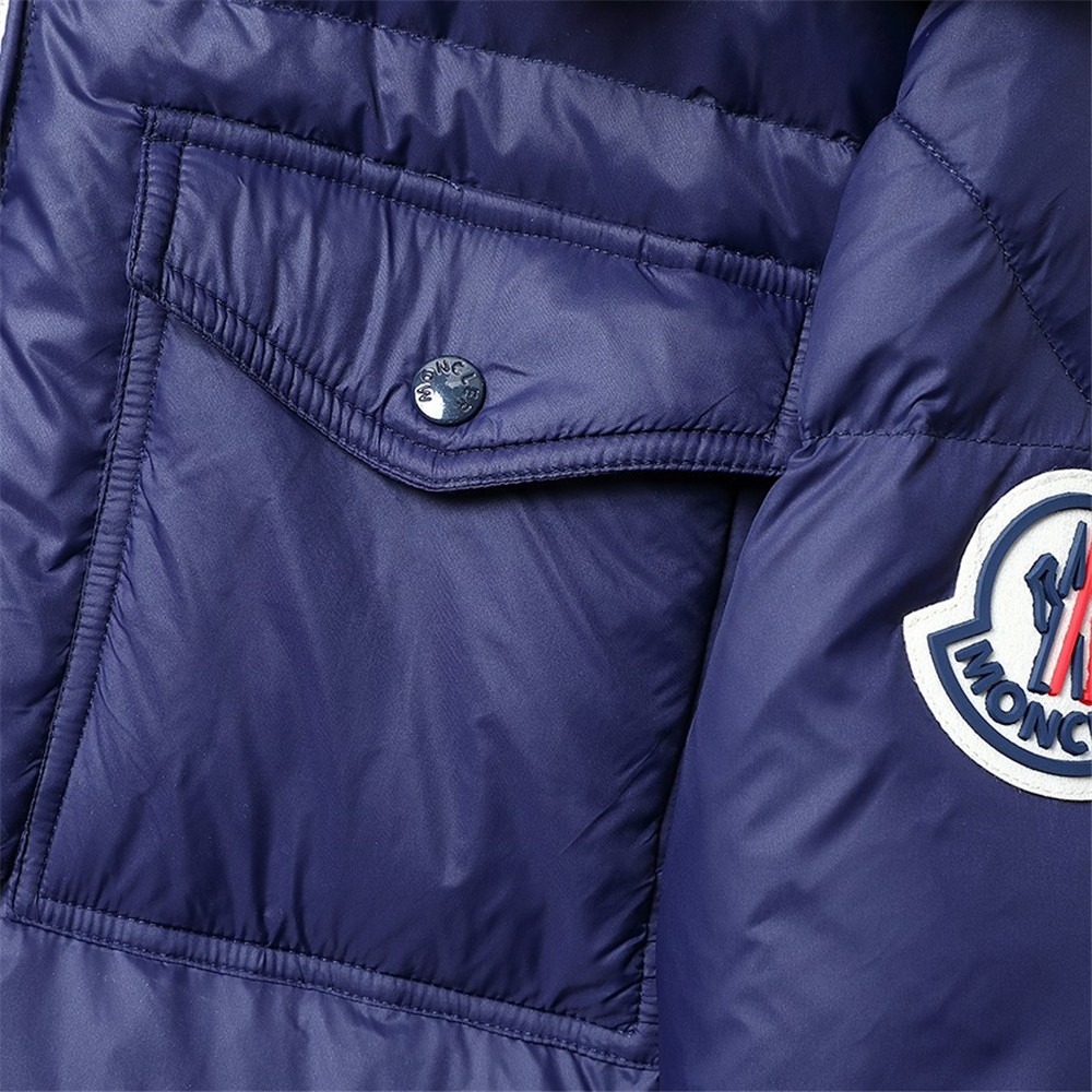 Moncler Montbeliard Short Down Jacket(Blue) - DesignerGu