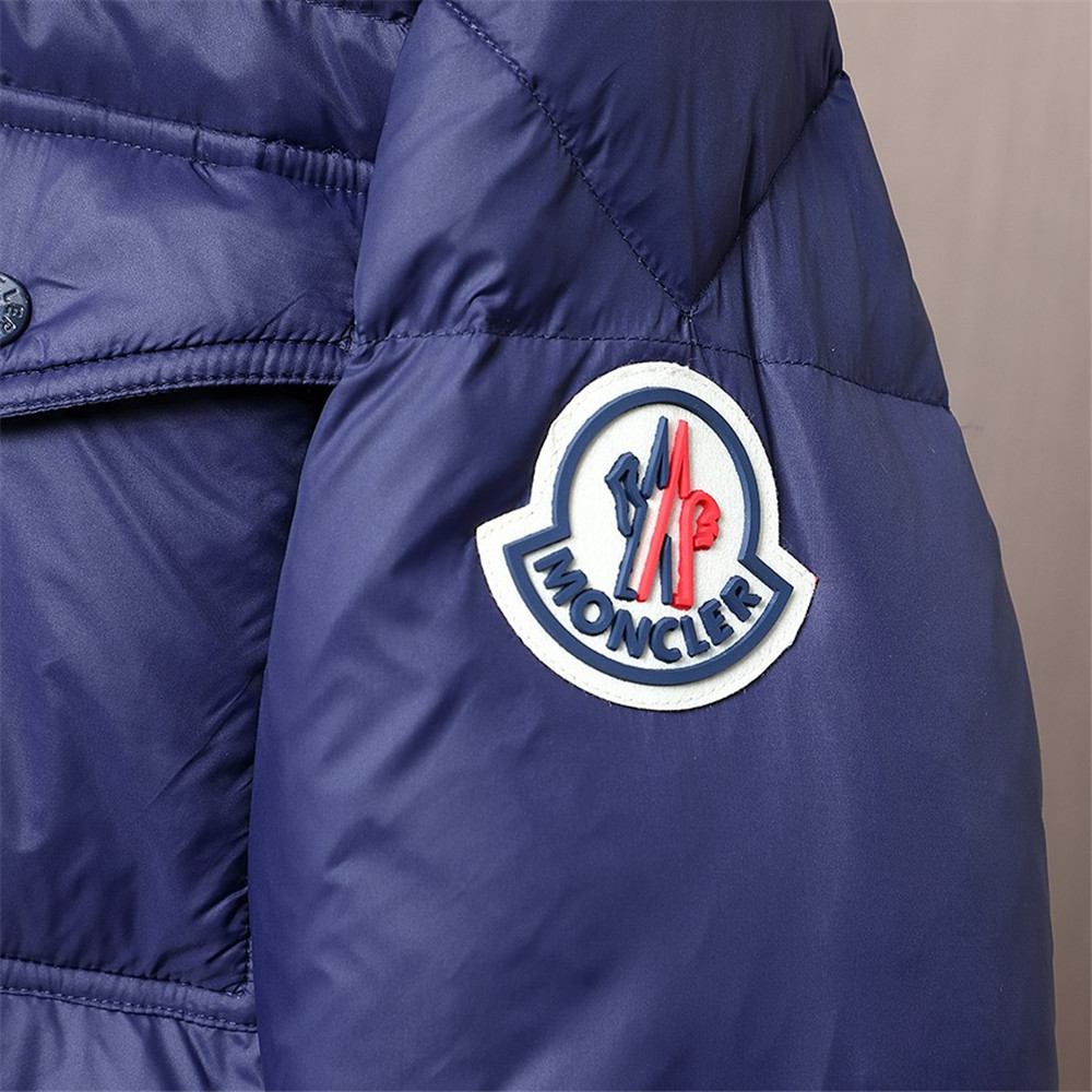 Moncler Montbeliard Short Down Jacket(Blue) - DesignerGu