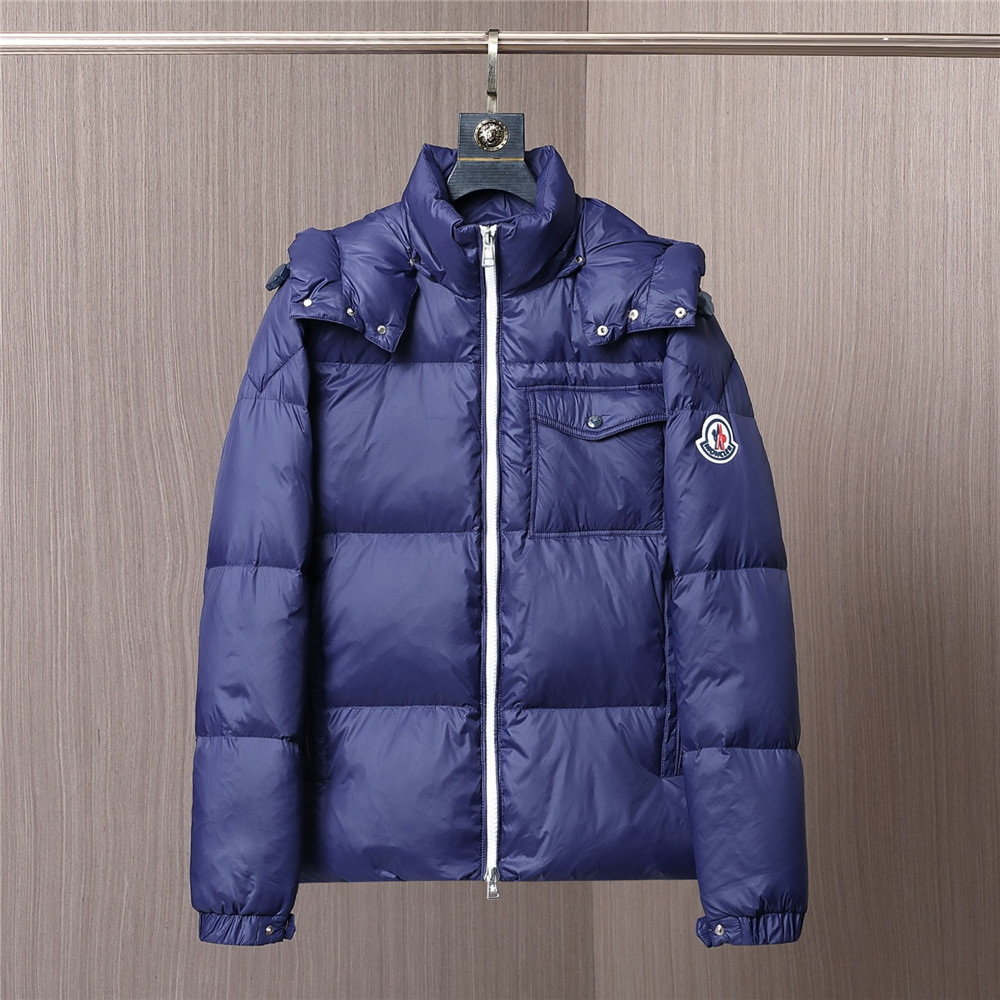 Moncler Montbeliard Short Down Jacket(Blue) - DesignerGu