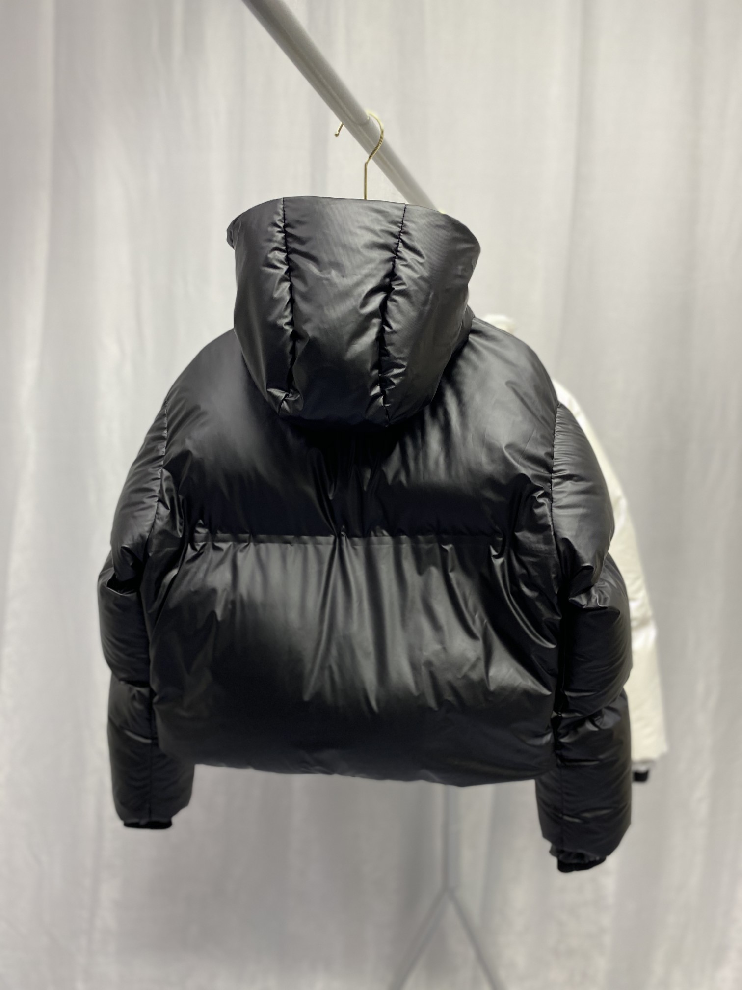 Prada Light Nylon Hooded Puffer Jacket - DesignerGu