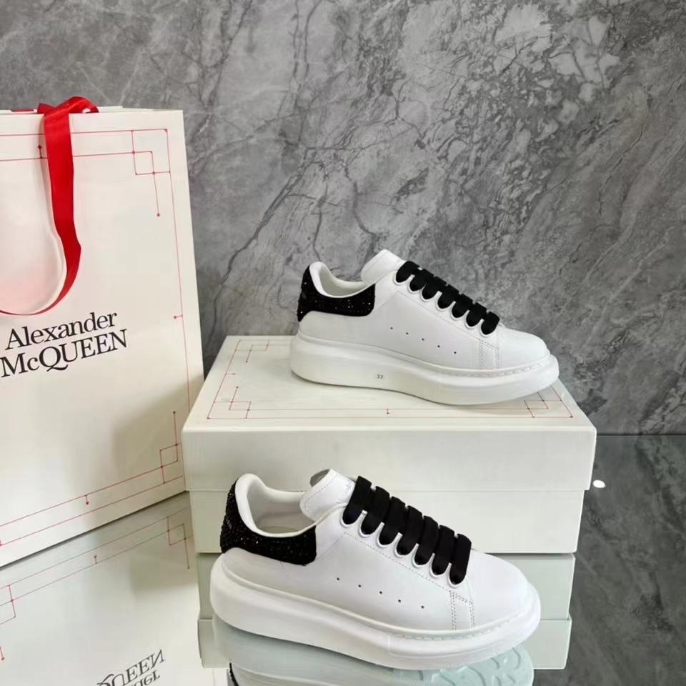 Alexander Mqueen Low-Top Air Platform Leather Sneakers    - DesignerGu