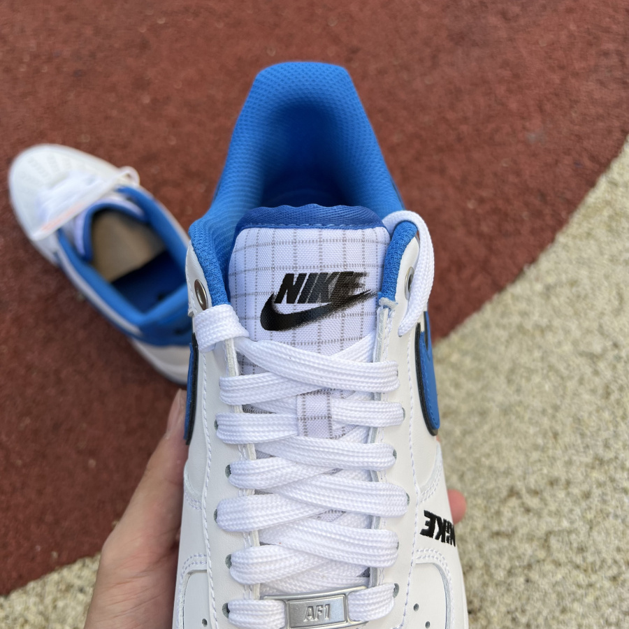 Nike Low Sneaker Air Force 1 '07 LV8 White Blue  - DesignerGu