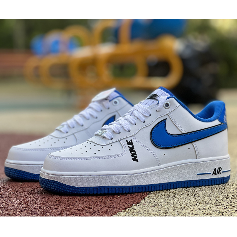 Nike Low Sneaker Air Force 1 '07 LV8 White Blue  - DesignerGu