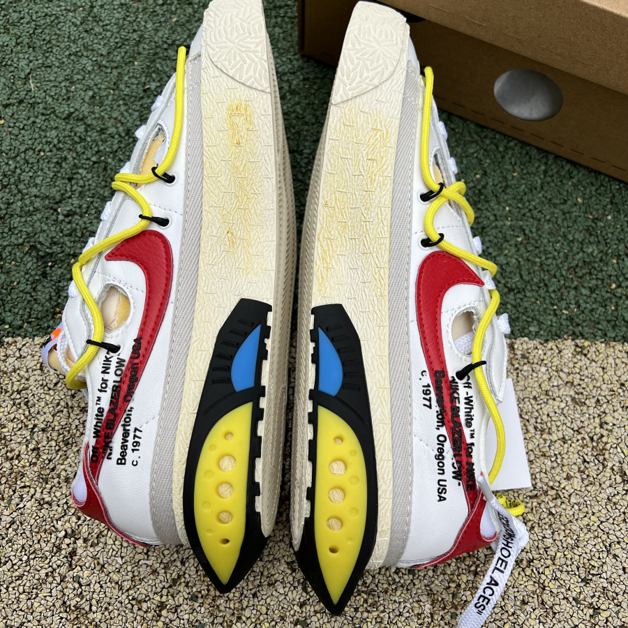 Off-White X Nike Blazer Low DH7863-100 - DesignerGu