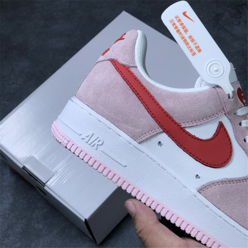 Nike Air Force Pink Valentine Sneaker - DesignerGu