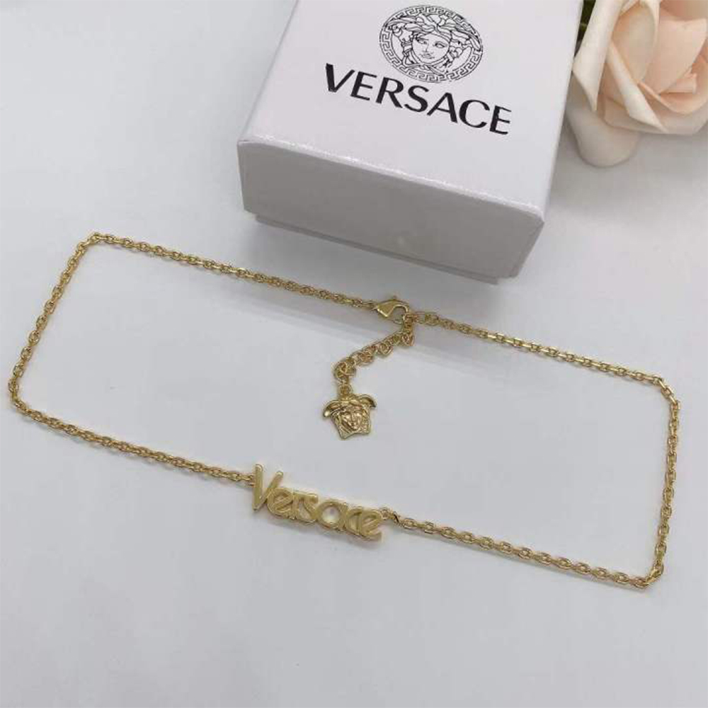 Versace Logo Necklace - DesignerGu