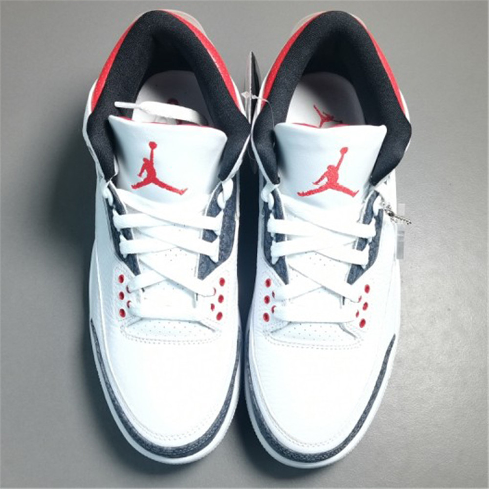 Jordan AJ3 SE-T JP Denim Fire Red Sneaker - DesignerGu