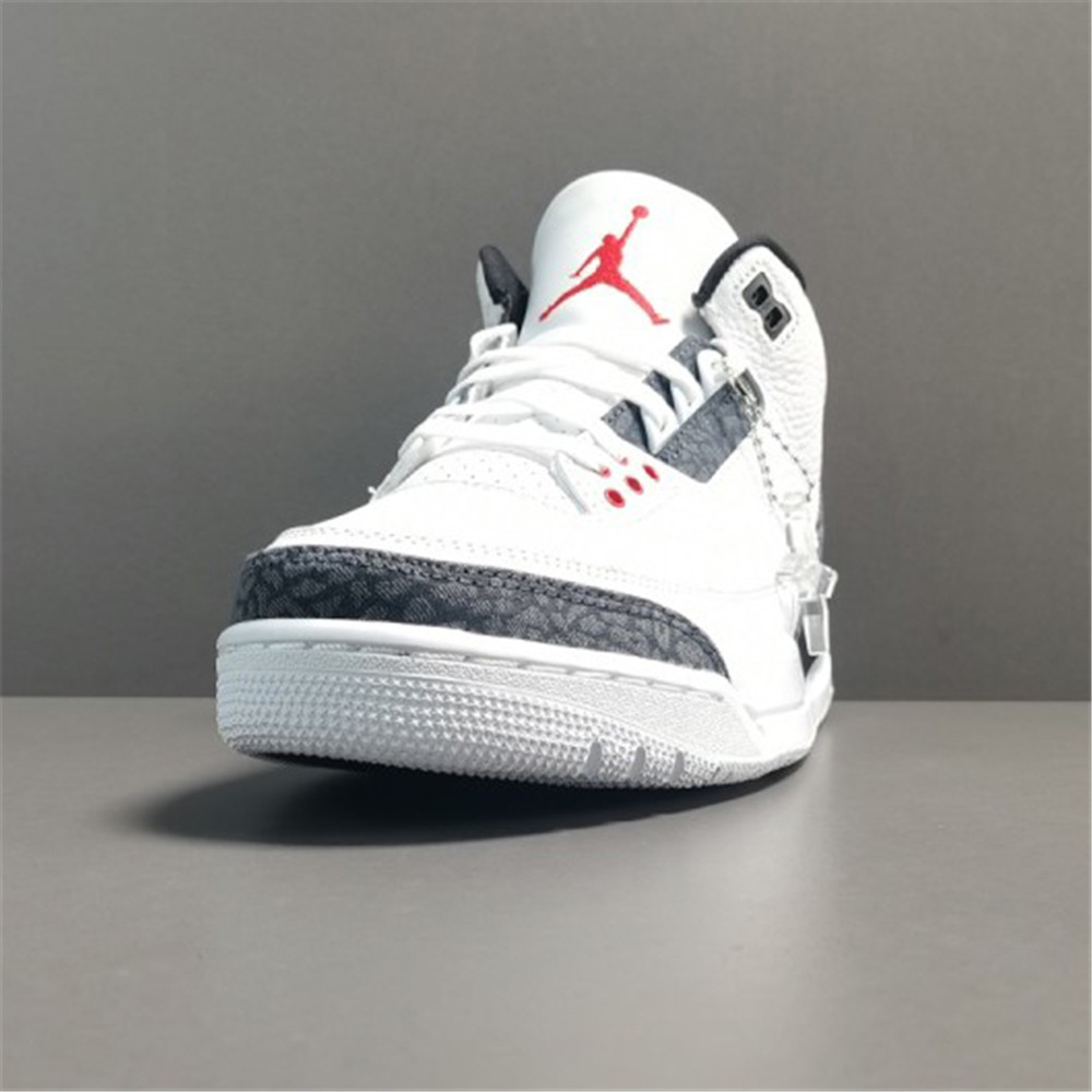 Jordan AJ3 SE-T JP Denim Fire Red Sneaker - DesignerGu