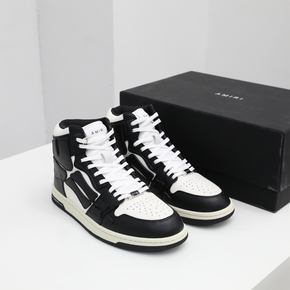 Amiri Skel-Top Hi Sneaker Black - DesignerGu