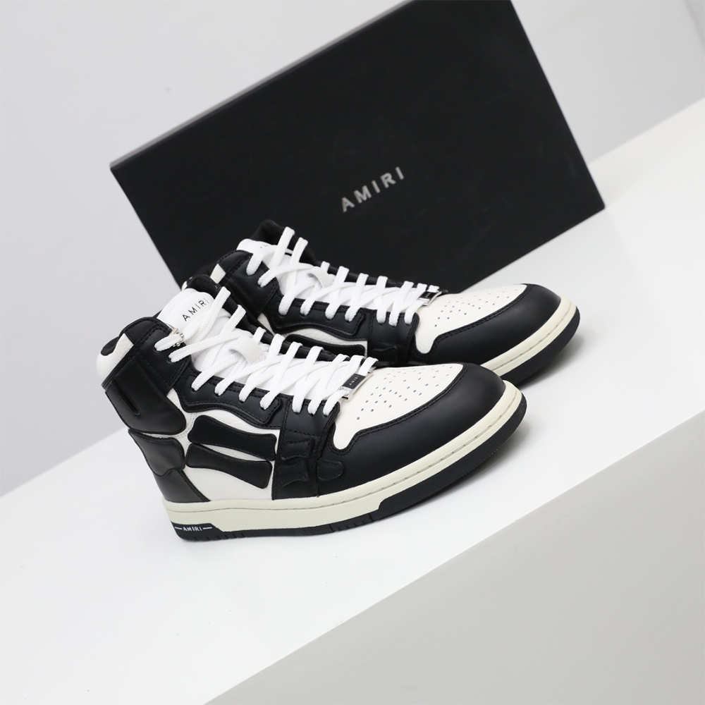 Amiri Skel-Top Hi Sneaker Black - DesignerGu