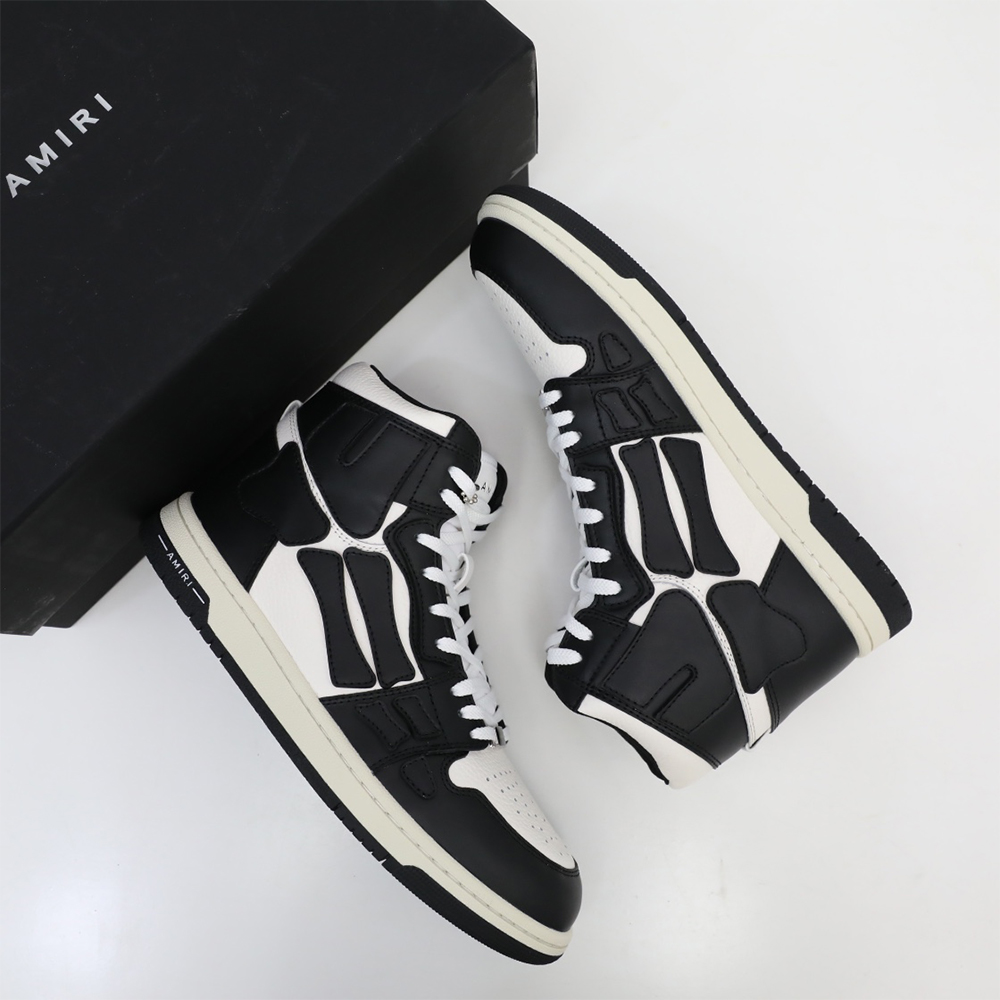 Amiri Skel-Top Hi Sneaker Black - DesignerGu