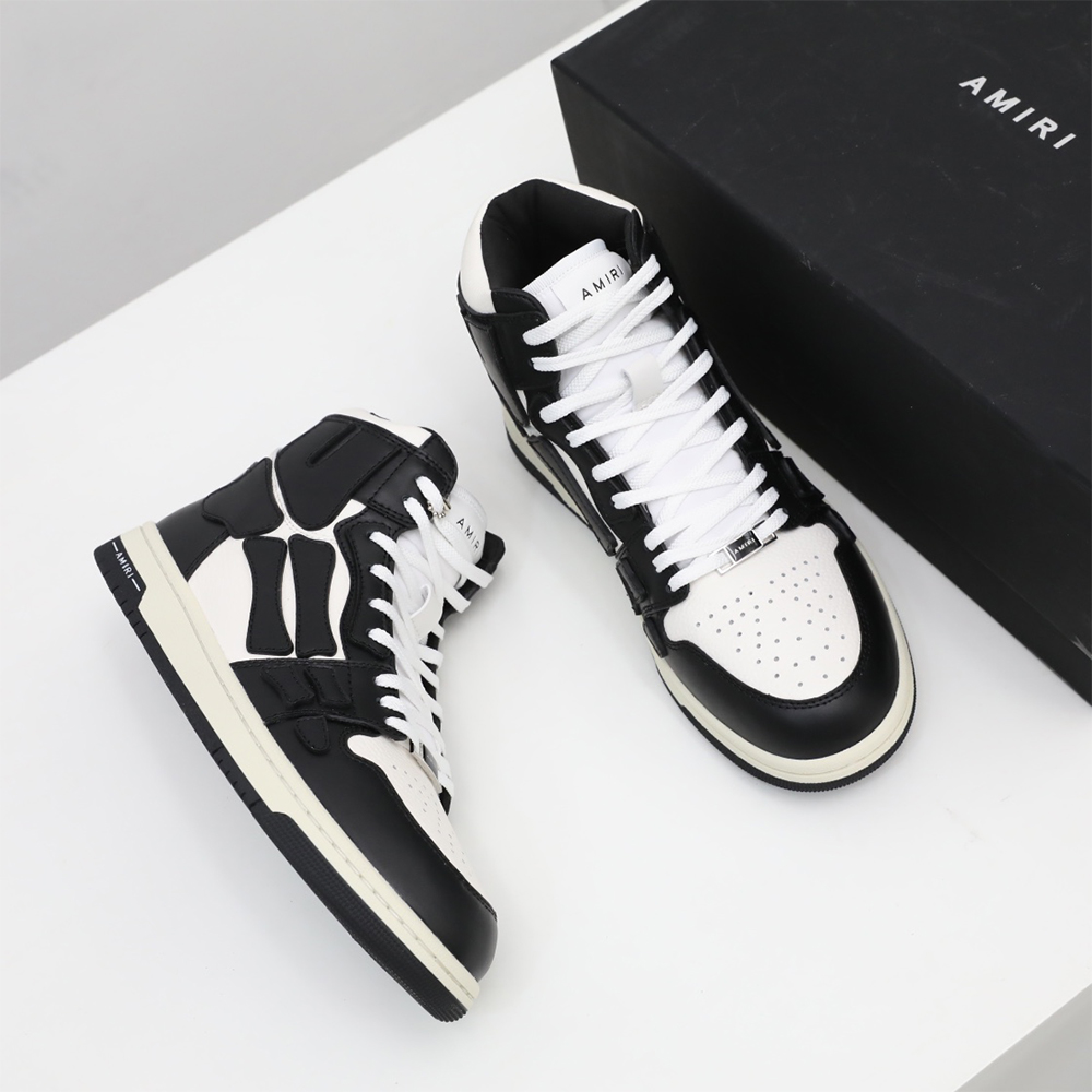 Amiri Skel-Top Hi Sneaker Black - DesignerGu