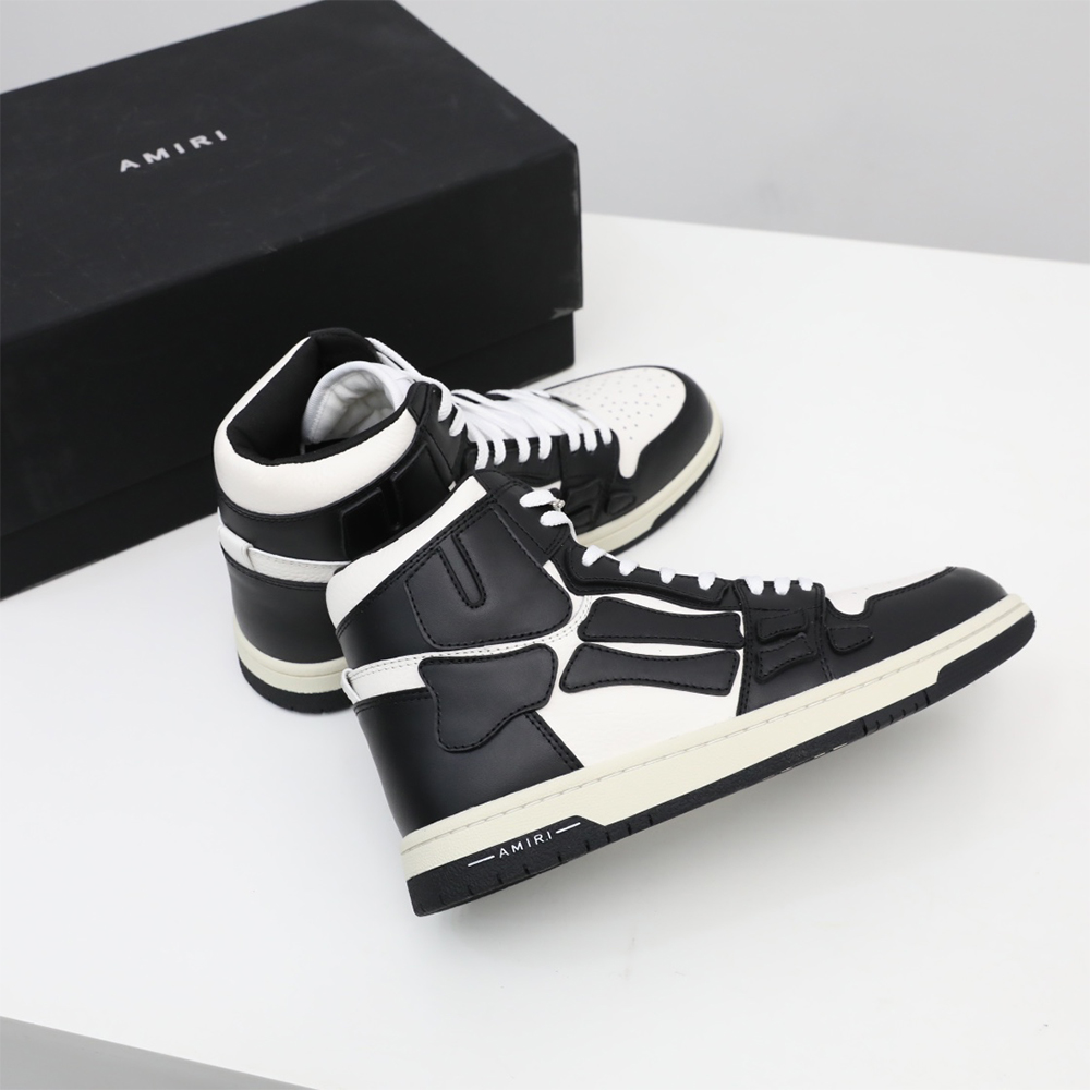 Amiri Skel-Top Hi Sneaker Black - DesignerGu