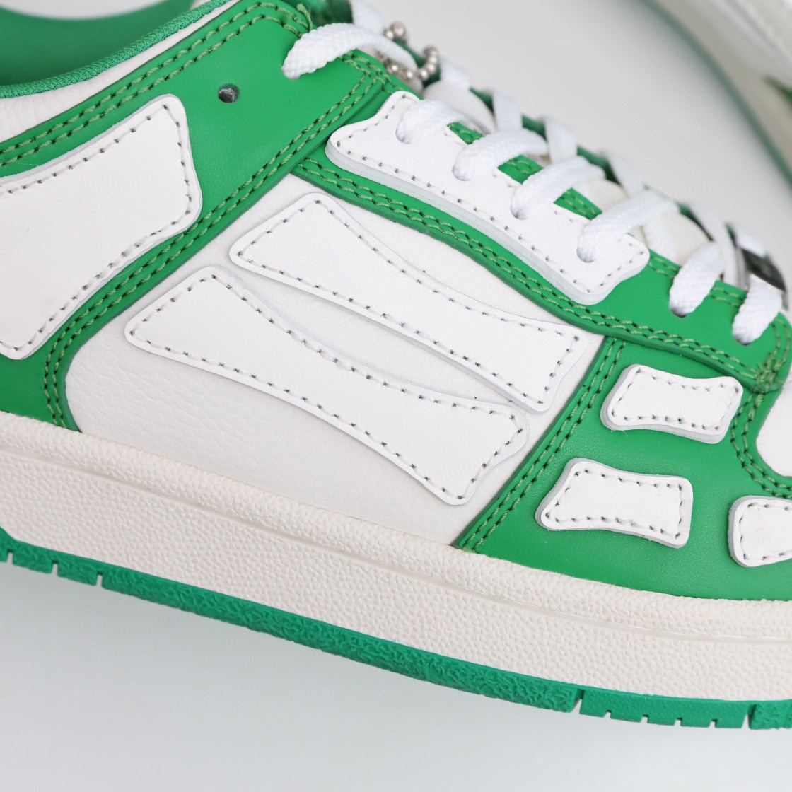 Amiri Skel-Top Low Sneaker Green/White - DesignerGu