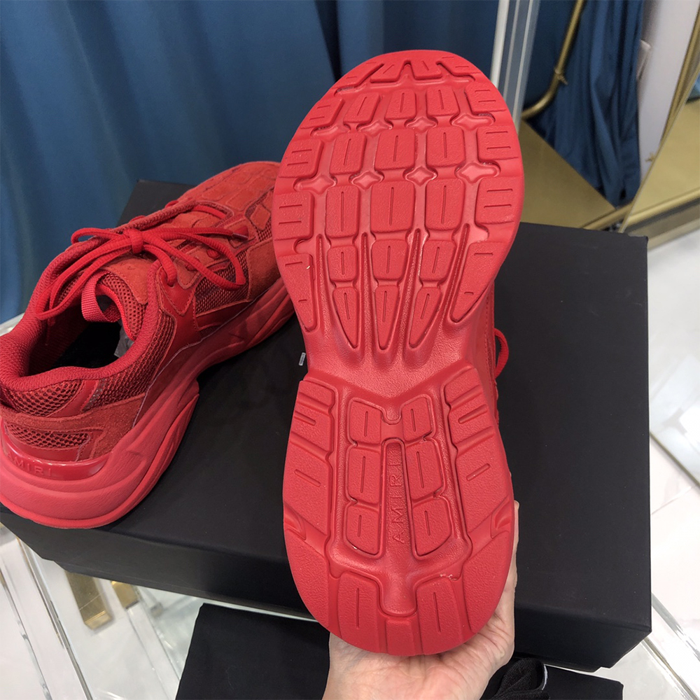 Amiri Bone Runner All Red - DesignerGu