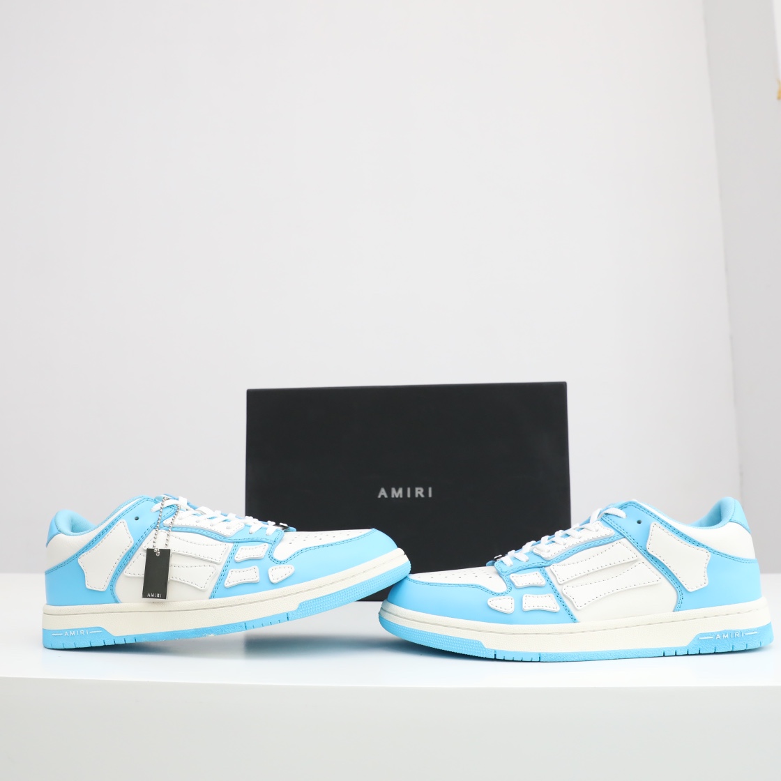 Amiri Skel-Top Low Sneaker Blue/White - DesignerGu