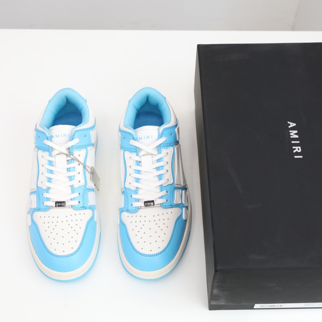 Amiri Skel-Top Low Sneaker Blue/White - DesignerGu