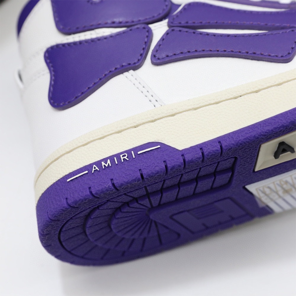 Amiri Skel-Top Hi Sneaker Purple/White - DesignerGu