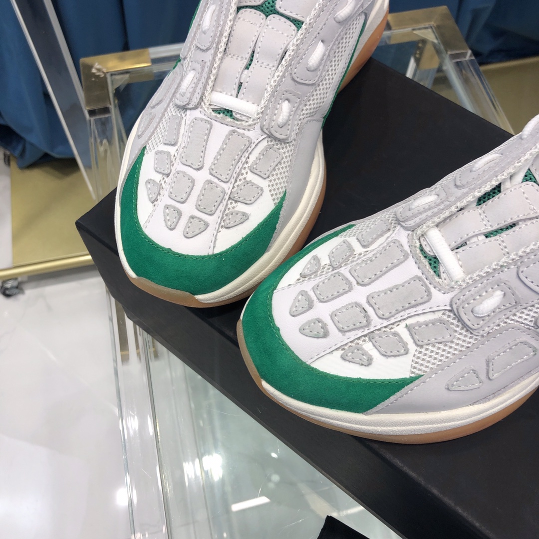 Amiri Bone Runner White & Green - DesignerGu