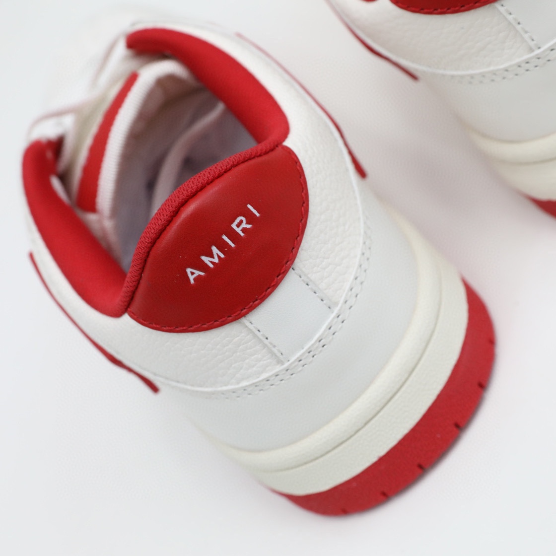 Amiri Skel-Top Low Sneaker Red/White - DesignerGu