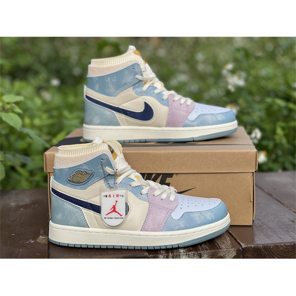 Air Jordan 1 Zoom CMFT “Celestine Blue” Sneaker - DesignerGu