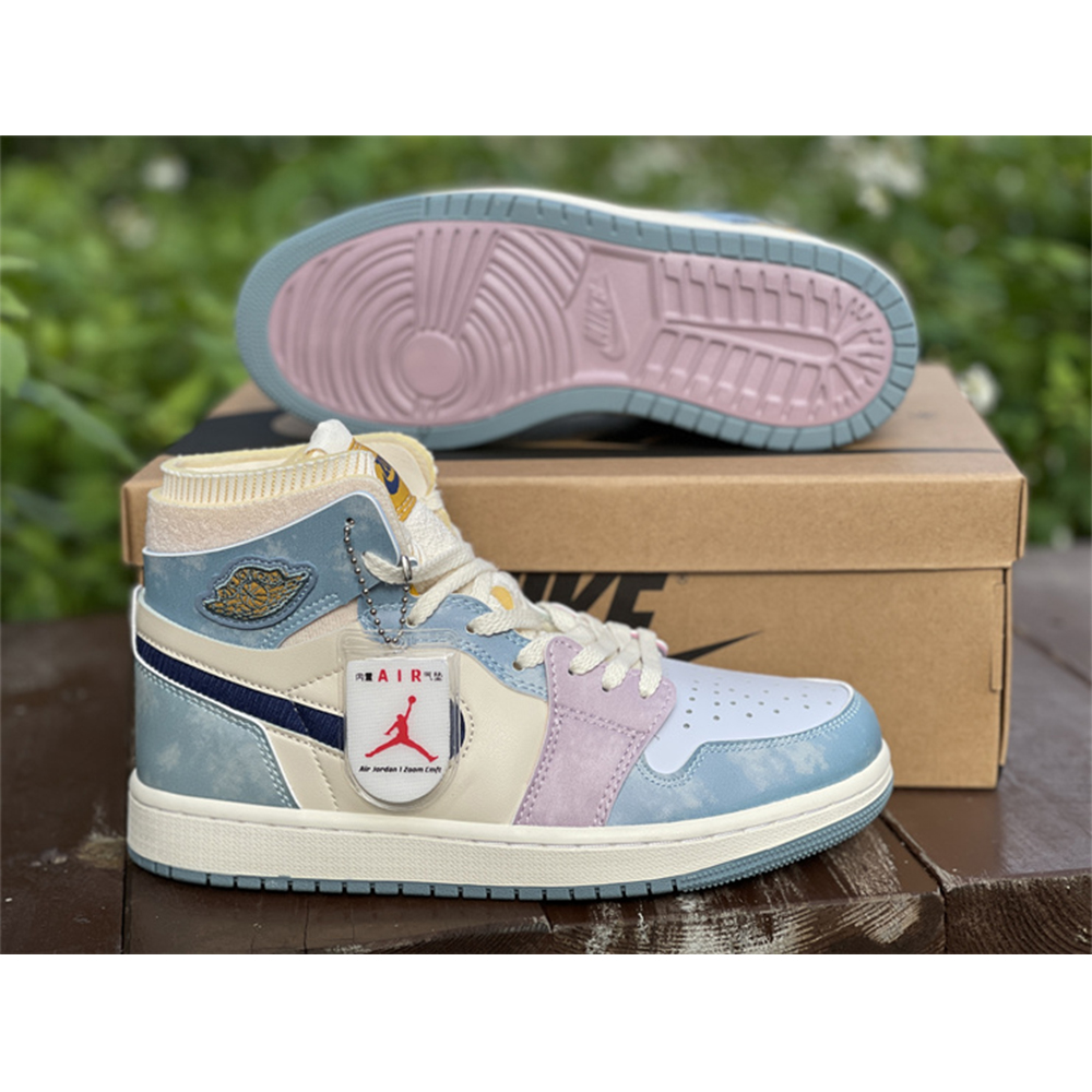 Air Jordan 1 Zoom CMFT “Celestine Blue” Sneaker - DesignerGu