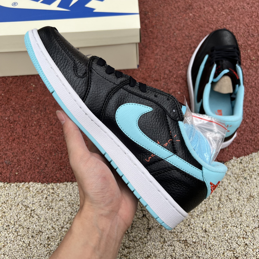 Jordan Travis Scott X Nike Air Jordan 1 Low Top Sneaker - DesignerGu