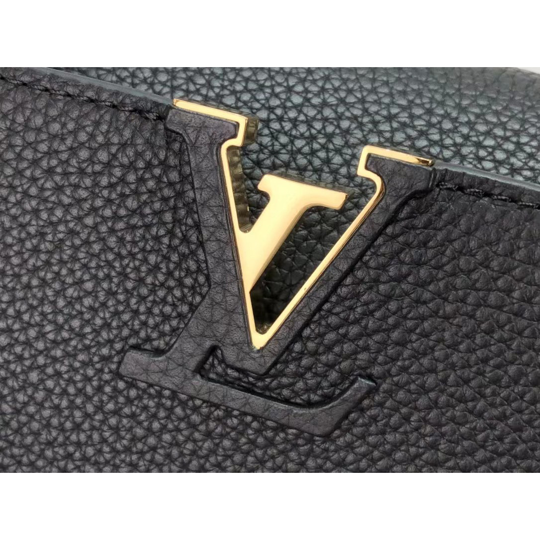 Louis Vuitton Capucines Handbag In Black（27 x 18 x 9cm） - DesignerGu